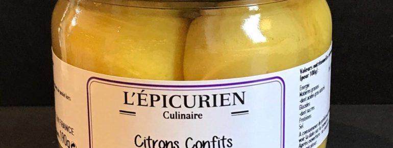 Pate de citron confit au gingembre