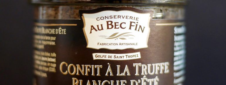 Confit à la truffe blanche d’été