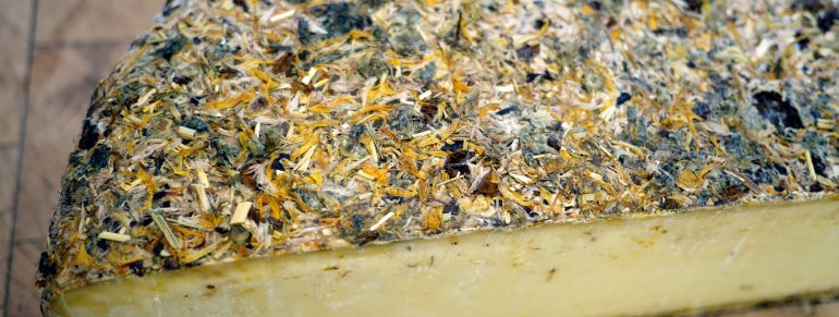Tomme aux fleurs sauvages
